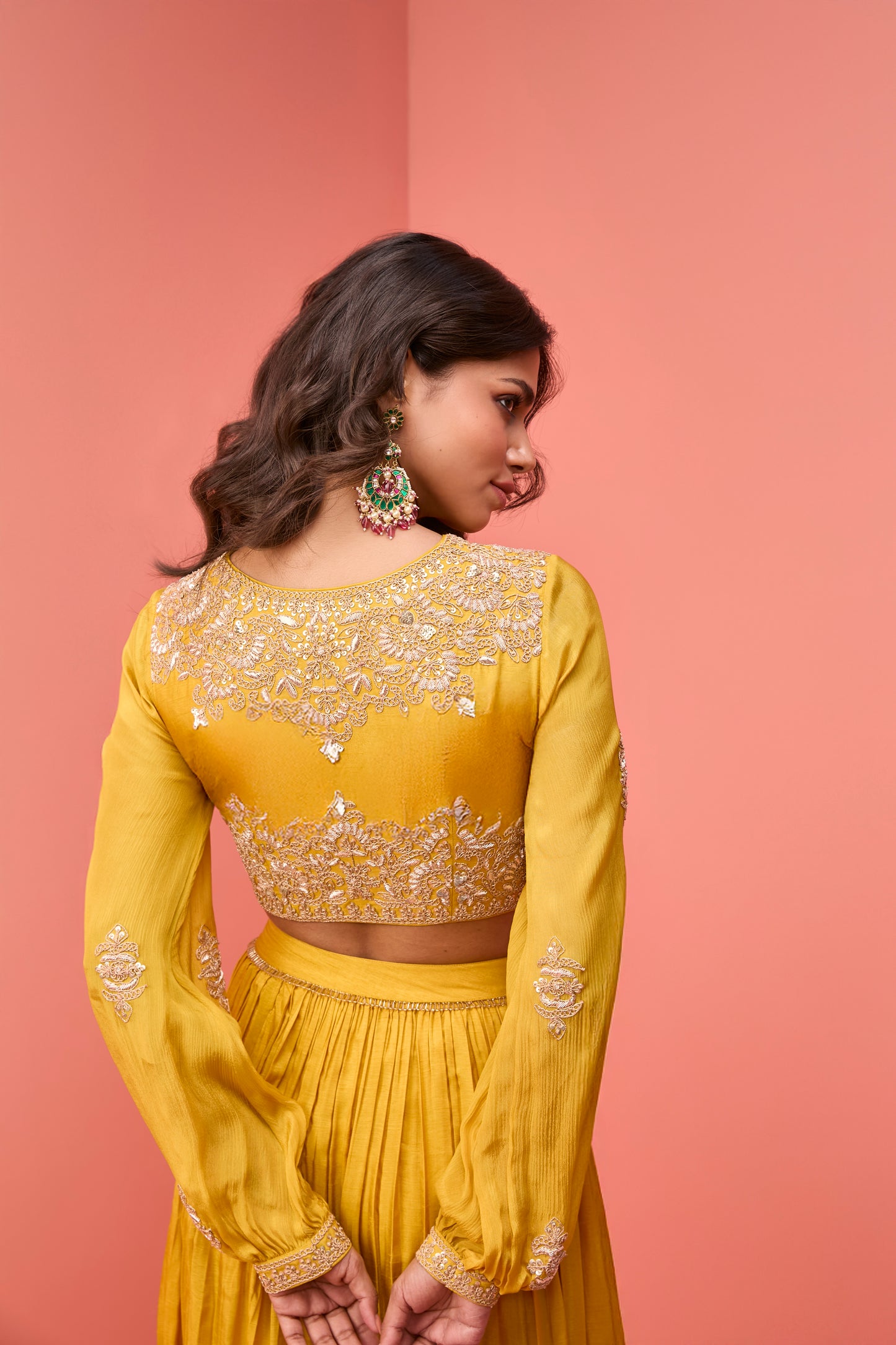 Ochre Dori Skirt and Layered Skirt Set