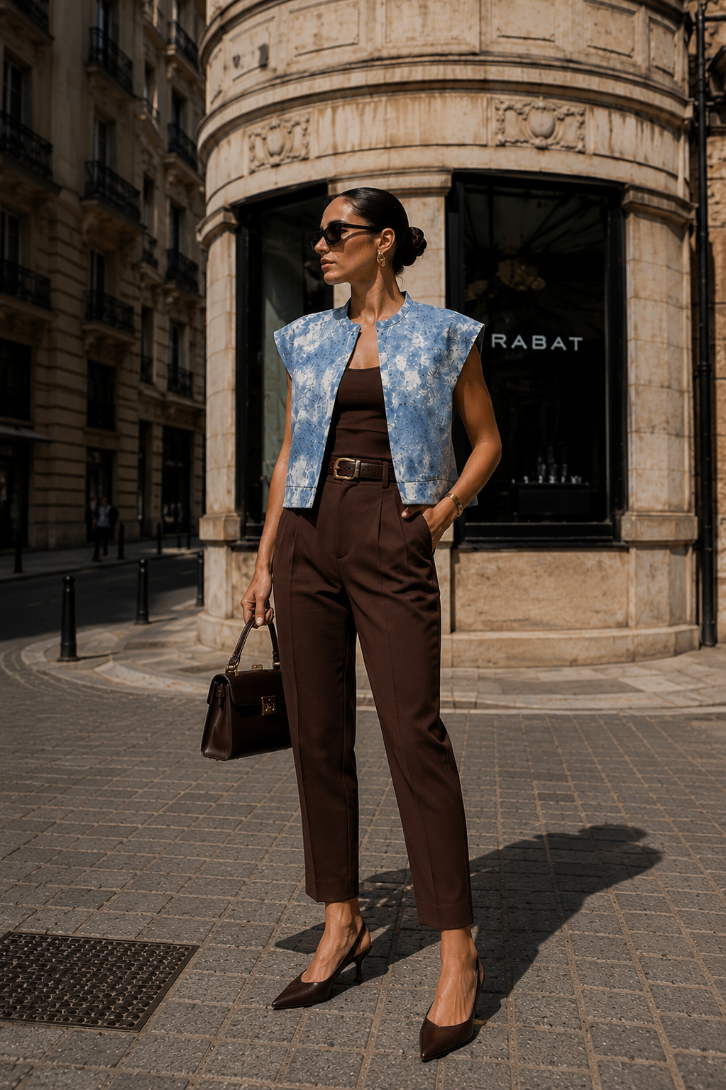 The Cloudburst Foil Denim Jacket