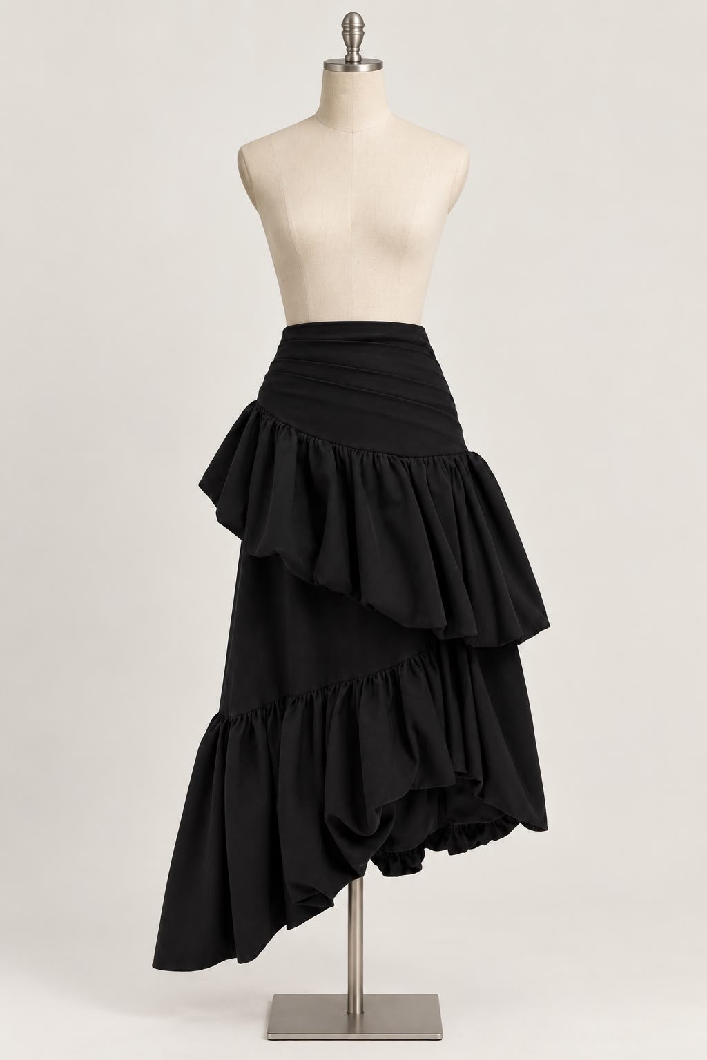 Noir Cascade Skirt