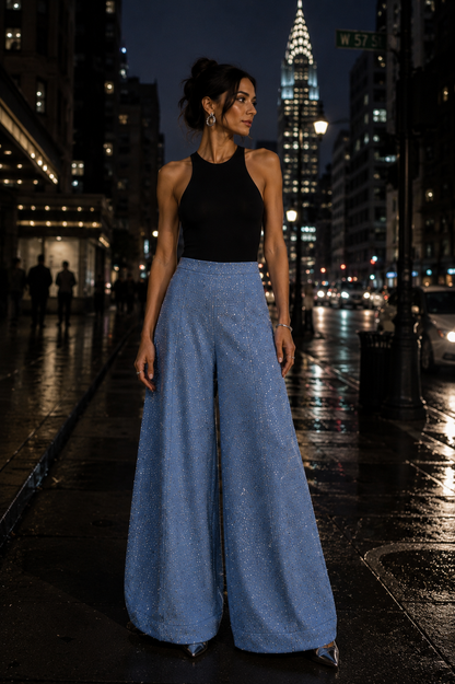 The Luna Denim Pants (Light)