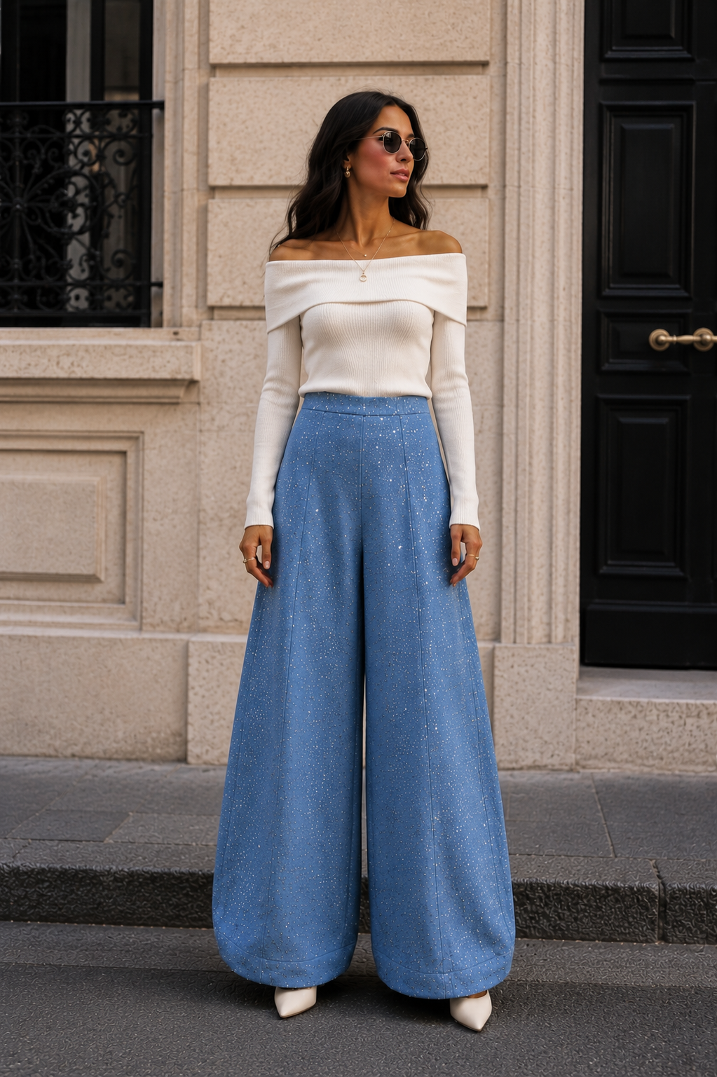 The Luna Denim Pants (Light)