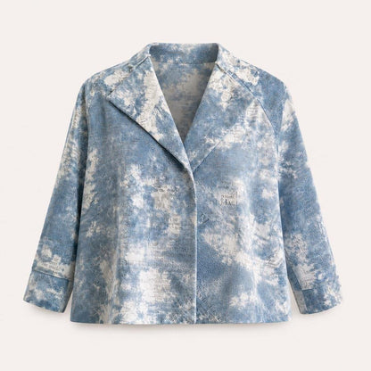 The Cloudburst 2 - Way Foil Denim Jacket